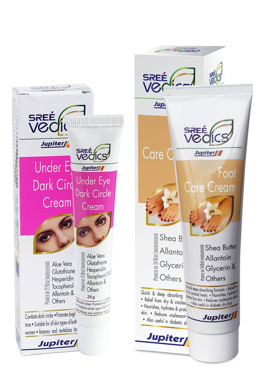 Under Eye Cream & Foot Care Cream Combo
