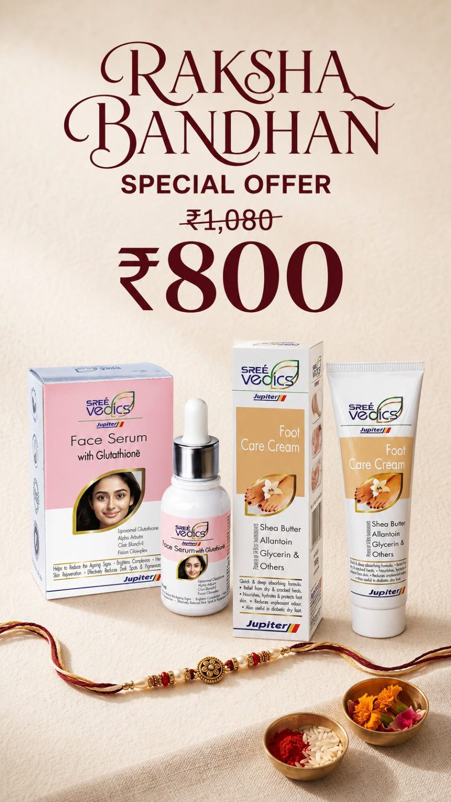 Face Serum & Foot Care
