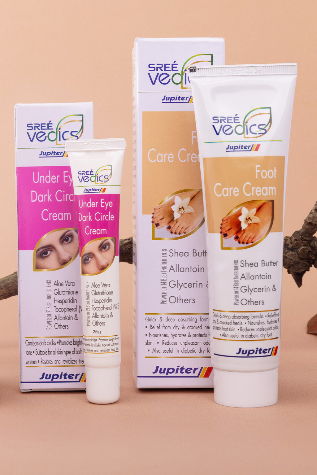 Under Eye Cream & Foot Care Combo