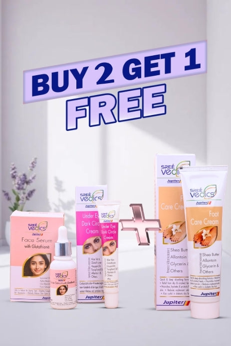 Face Serum & Under Eye Combo + Free Foot Care